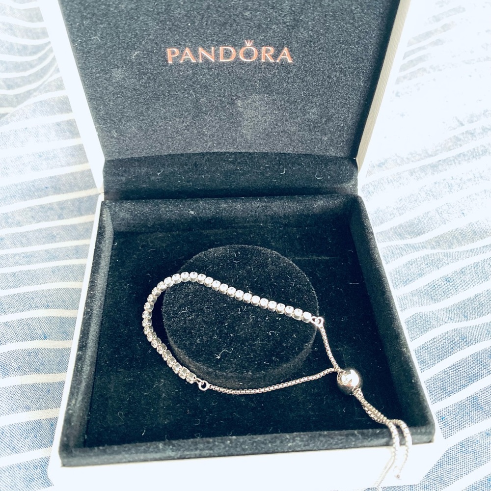 Pandora Sparkling Slider Tennis Bracelet